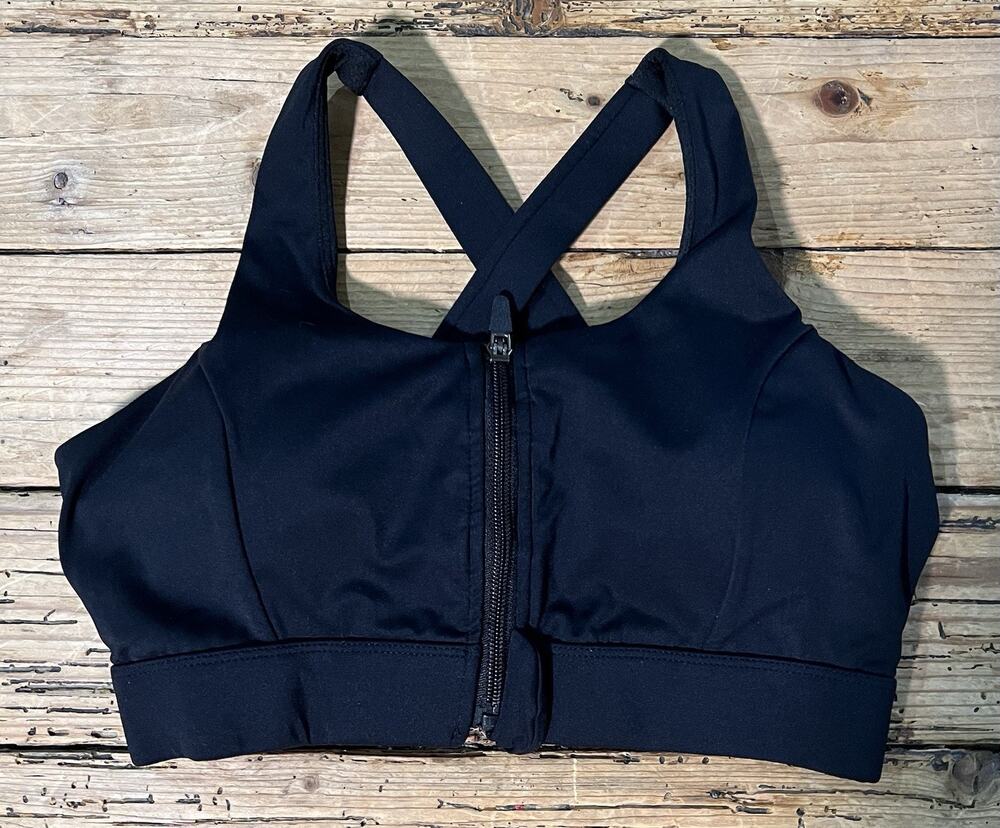 Ewedoos Women's Size S Black Racerback Padded High Impact Sports Bra